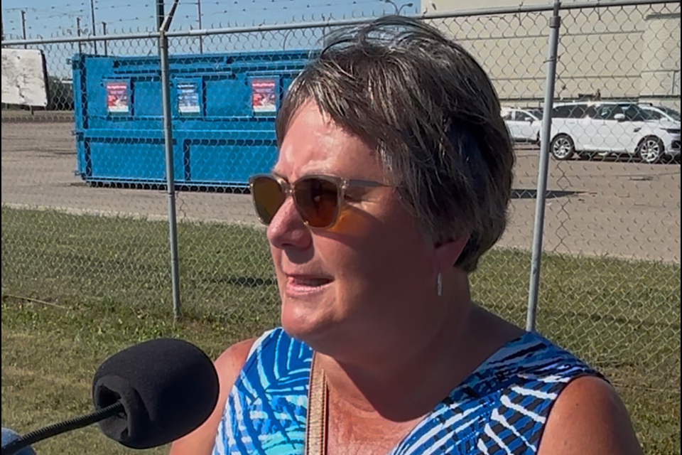 Marj Walton of Swim Saskatchewan is excited for new Indoor Aquatics Facility.