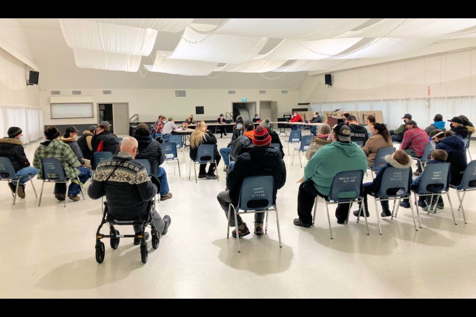 Some 30 individuals came to the Feb. 8 Unity town council meeting, where a request was made that a bylaw be enacted prohibiting discrimination. 