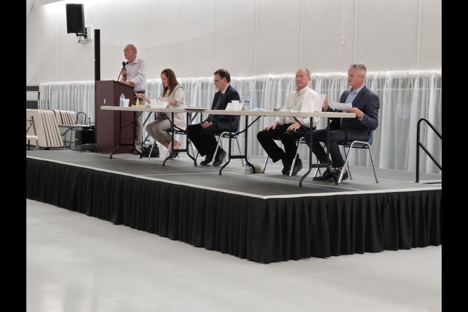 Four federal candidates were present at the all candidate's forum held in Unity Sept. 9.