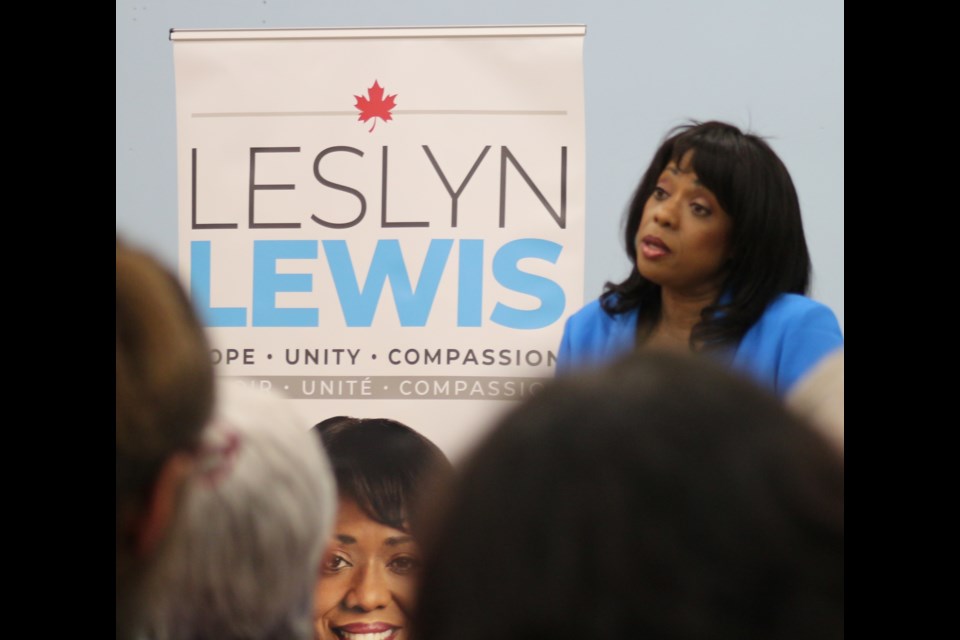 Leslyn Lewis, MP for Haldimand—Norfolk, looks to build momentum from her 2020 leadership run.