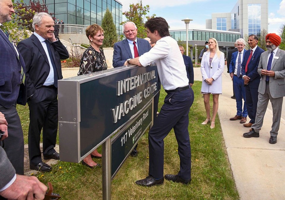 Trudeau at USask