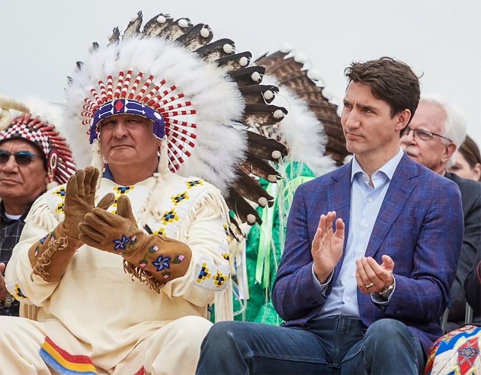 trudeau on poundmaker