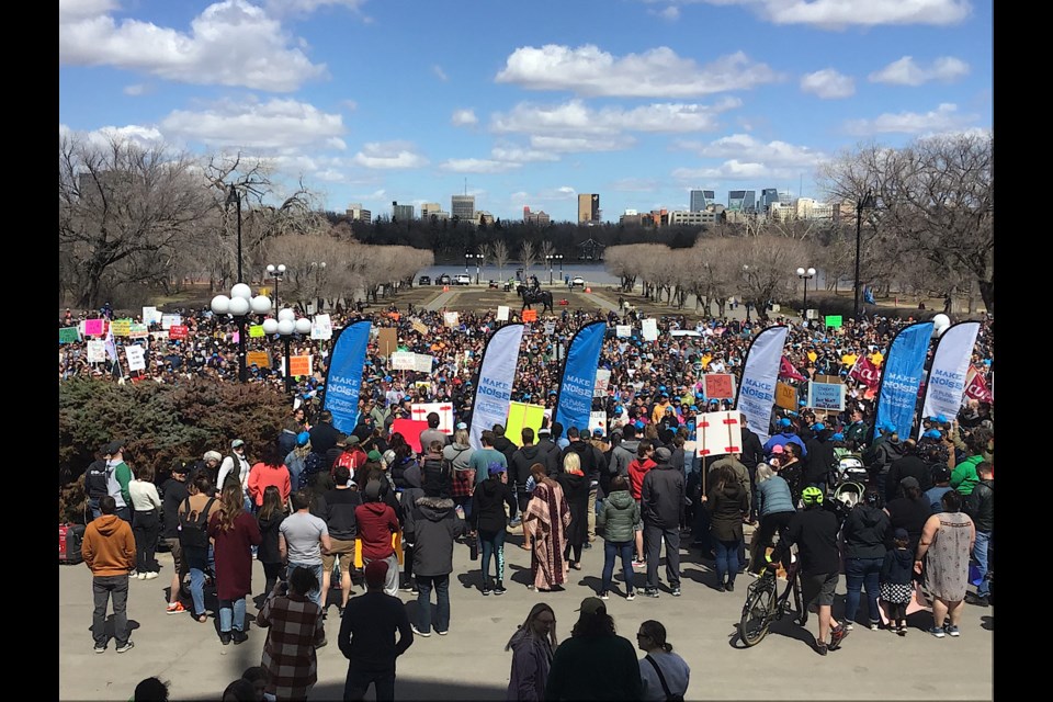 Scenes from the Rally for Education at the legislature.