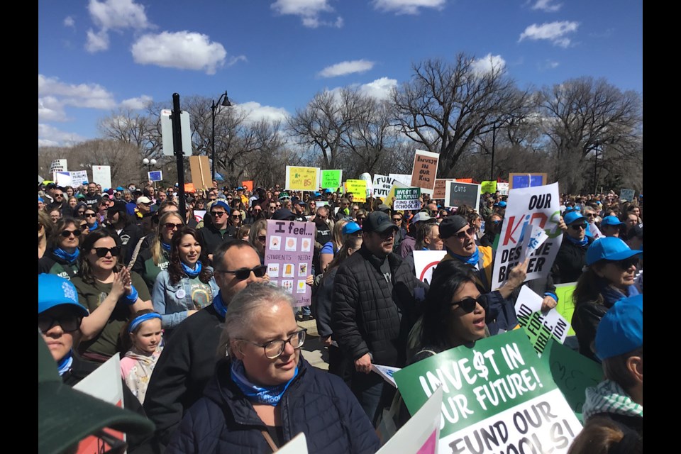 Scenes from the Rally for Education at the legislature.