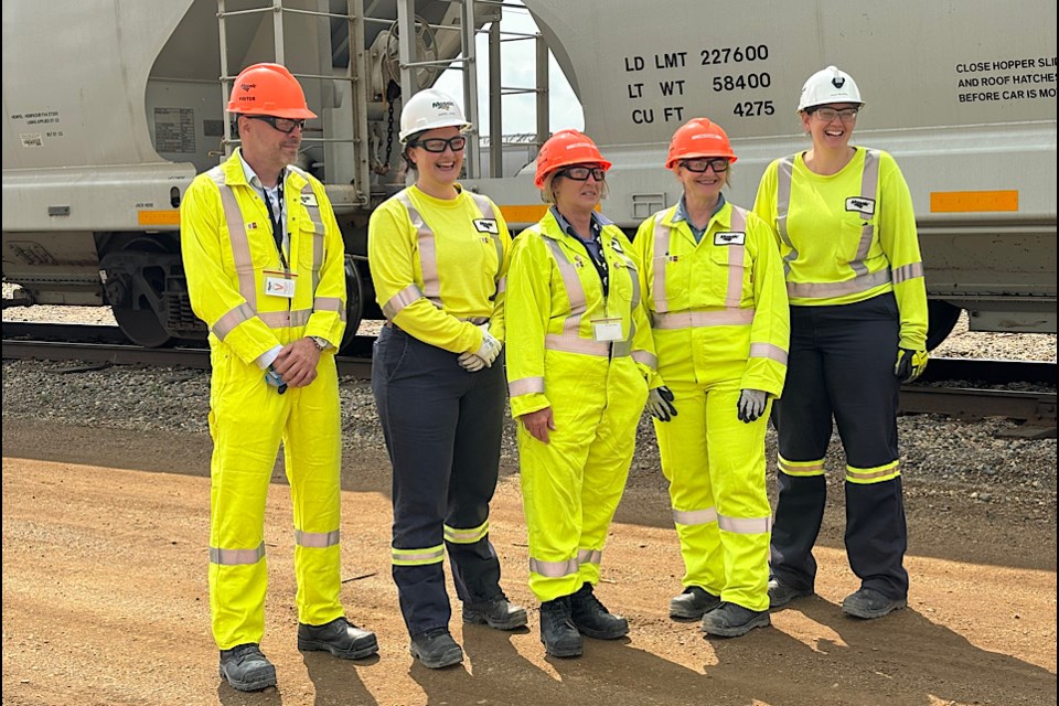 Minister of Energy and Resources Colleen Young was at Mosaic’s Belle Plaine mine last Wednesday.