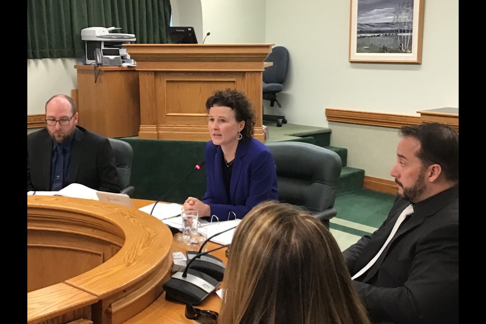 Provincial auditor Tara Clemett speaks on the 2022 auditor’s report.