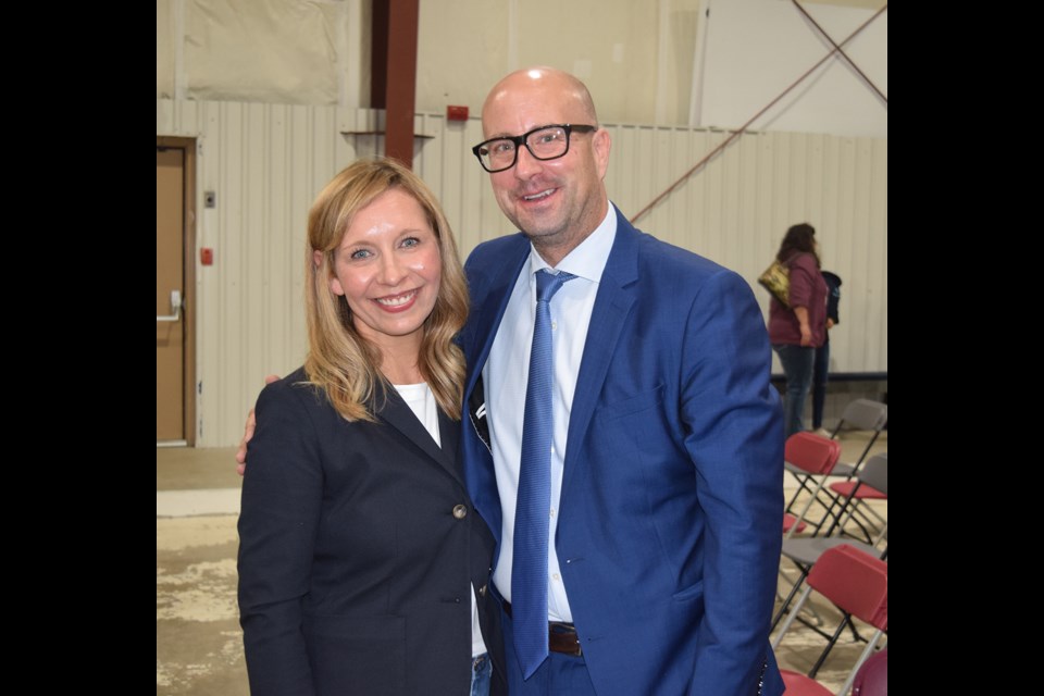 Sean Wilson recognized the valuable support he received on the way to winning the Sask Party nomination, especially from his wife Renee, “for playing multiple roles, from enforcer to confidante.”