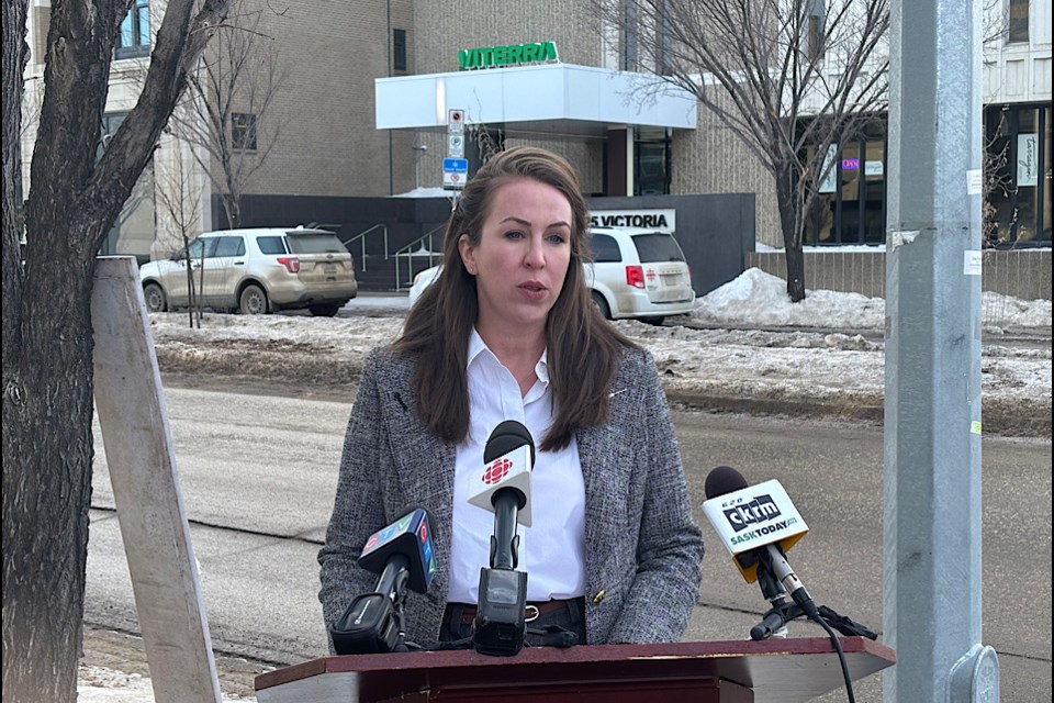 The NDP’s Aleana Young speaks out again against the Bunge-Viterra merger.