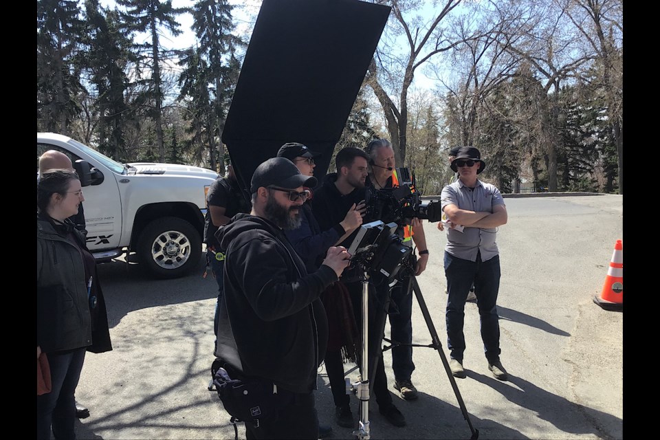 A look at filming for Zarqa, the CBC Gem series being shot this week in Regina.