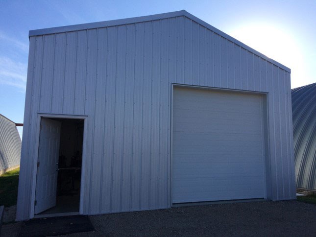 Unity museum's heated Prairie Heritage Garage is already being put to use by museum volunteers.