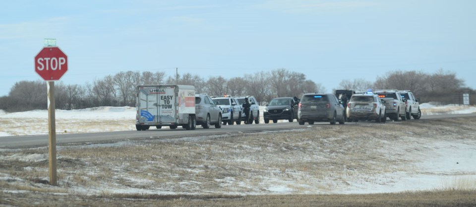 North Portal protest