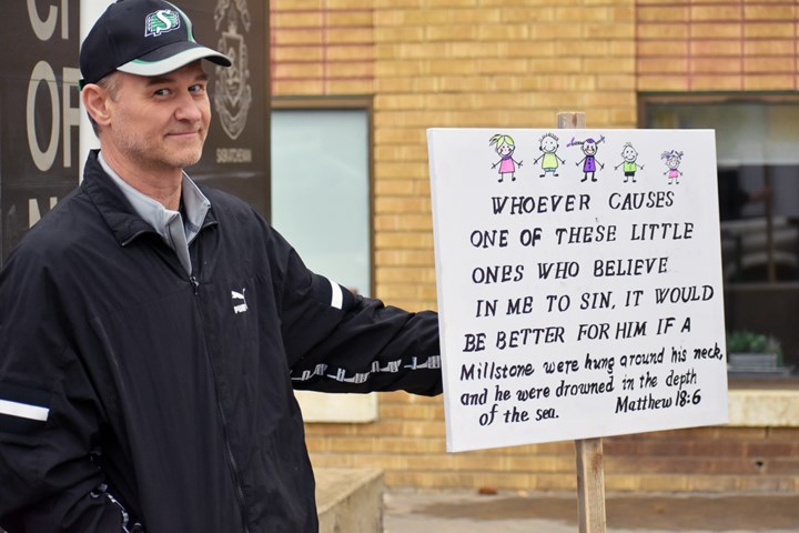 'Gender ideology' protesters say theirs is a 'spiritual battle'