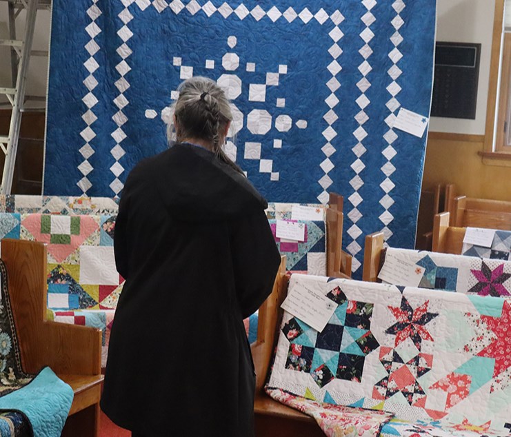 Canora and area residents had the opportunity to view quilts made by members of A Common Thread Quilting and Needlecraft Group on Aug. 14 during Community In Bloom Week.