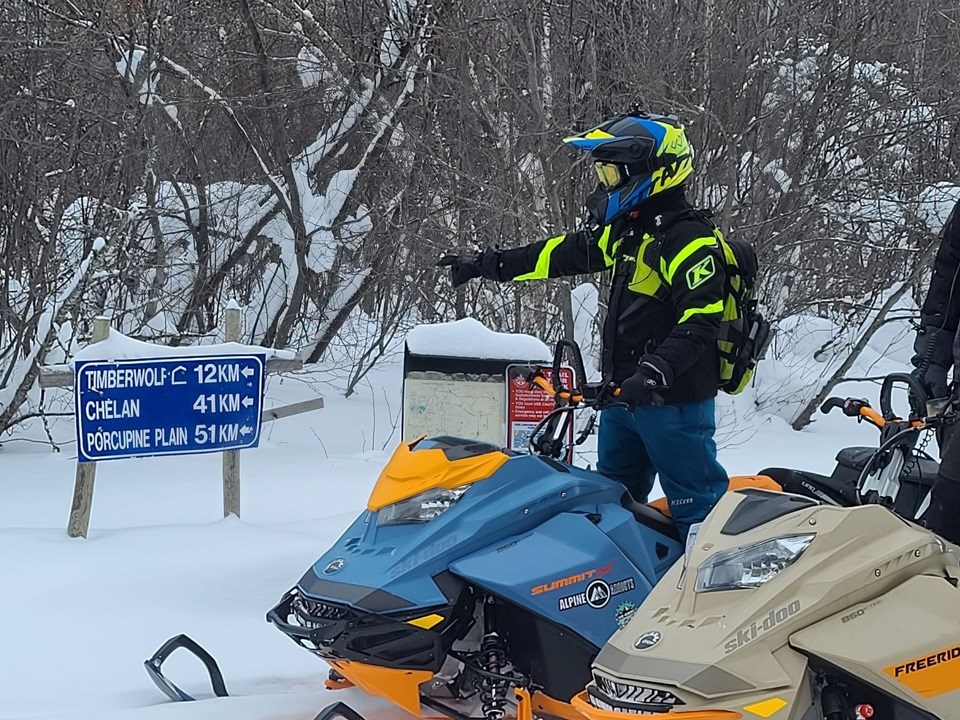 Miles of snowmobile trails in the Northeast