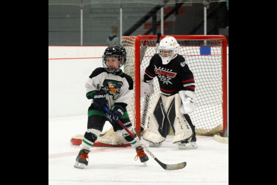 Unity U9 Lazers played an afternoon game against Luseland Jan. 7.