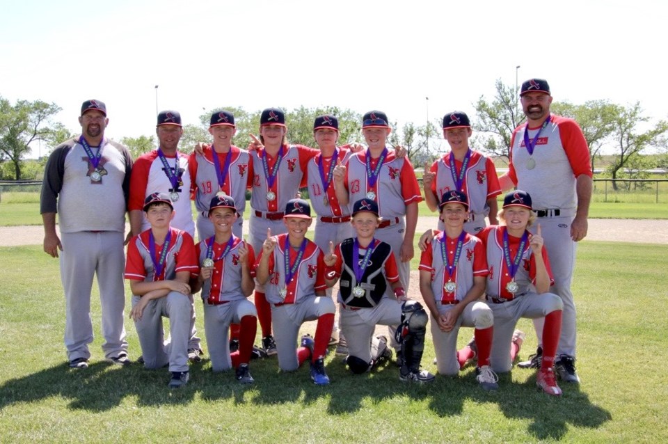 13U AAA Yorkton Cardinals win league championship