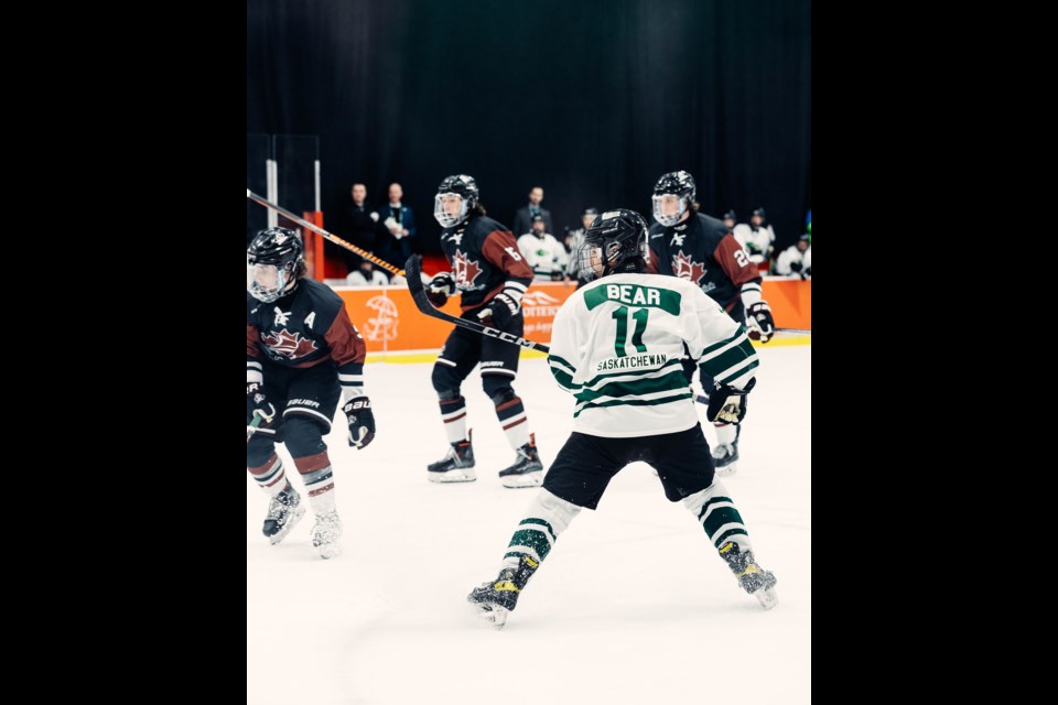 The girls opened play Sunday afternoon against Ontario. Things didn’t go quite as they hoped, falling behind 7-0 and eventually losing the game 9-1. 