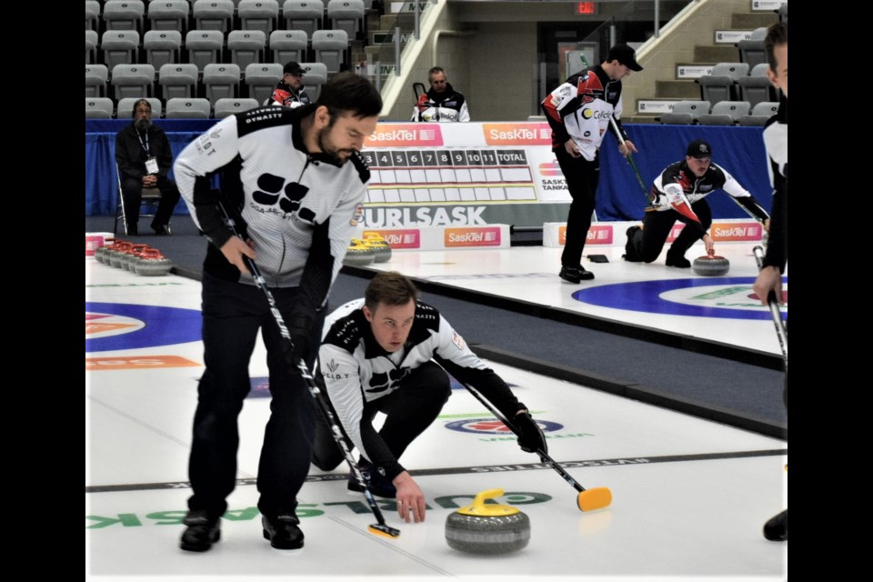 The 2023 SaskTel Tankard in Estevan is underway. 