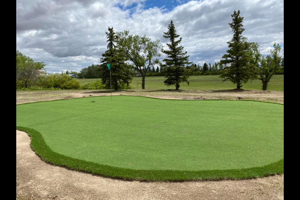 Synthetic greens were installed at all nine holes in 2021, with more upgrades at Luseland's golf course ongoing in 2022.