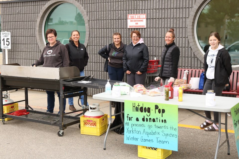 The Yorkton Aquabatix Club held a fundraiser Friday at Legacy Co-op.