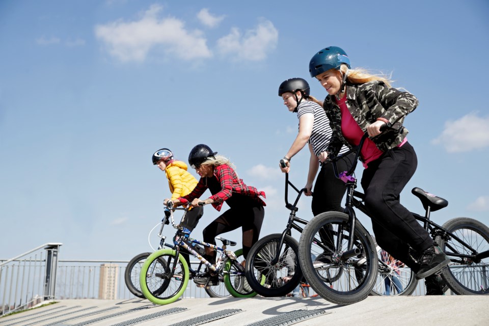 BMX riders