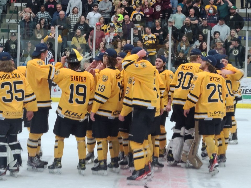 Bruins celebrate