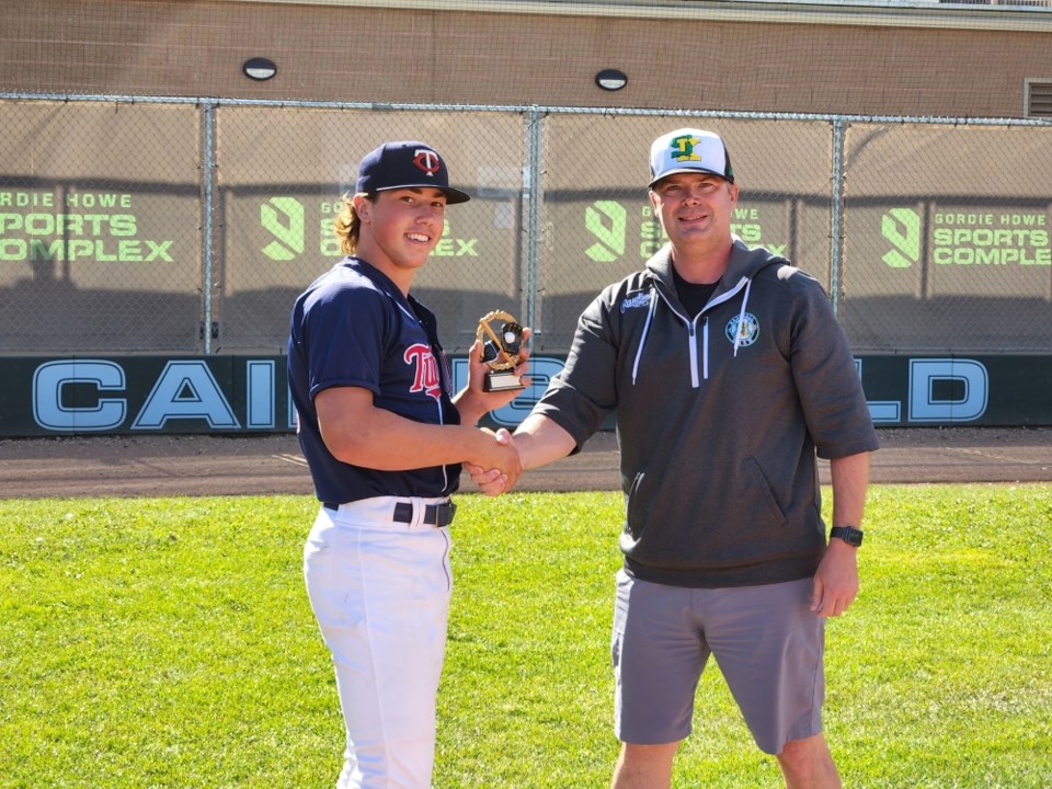 Carter Beck SPBL U18 AAA MVP