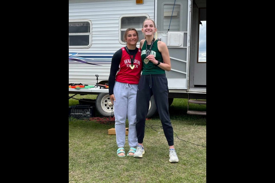 Casey Lewin was the gold medal winner in the Intermediate level for highest points. 