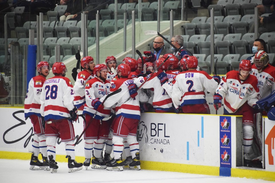 Summerside goal celebration