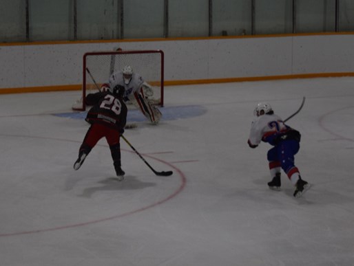 Bryce Pelechaty of Canora pulled away from a Cote Selects defender and scored on Saturday.