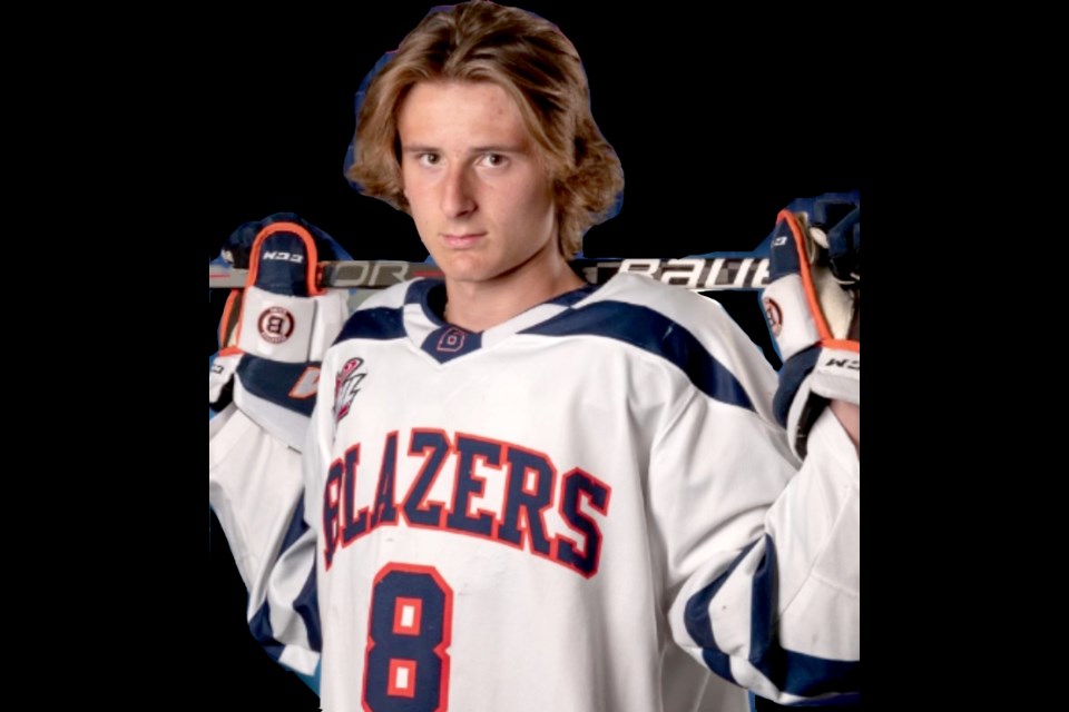 Macklin's Cole Reschny, playing for Saskatoon AAA Blazers, has advanced to playoff rounds at the U18AAA national championships.