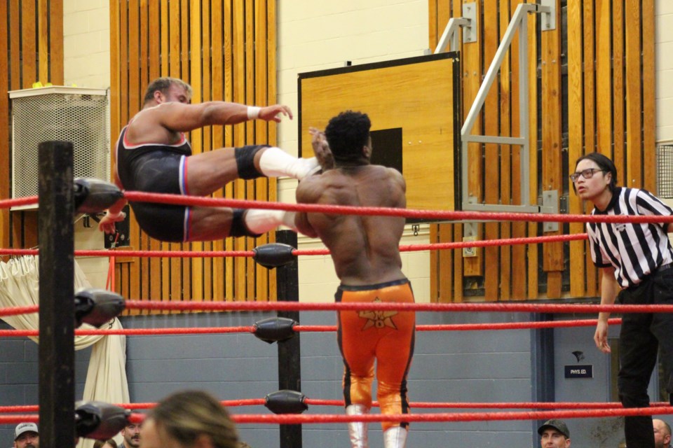 Canadian Wrestling's Elite delivered an action-packed, hard-hitting show to a full house at Yorkdale Central School April 30.  