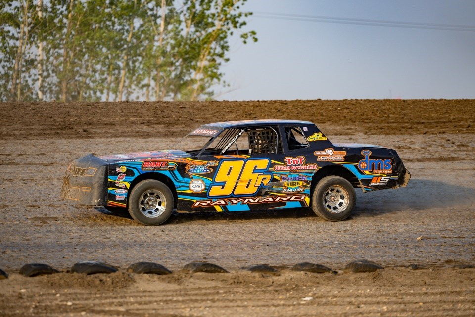 Diezel Raynard won the hobby stock division on the Tougher than Dirt Tour. 