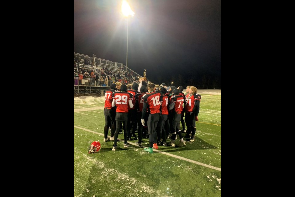 The WCS Eagles won the SHSAA provincial title by defeating Balgonie 44-0