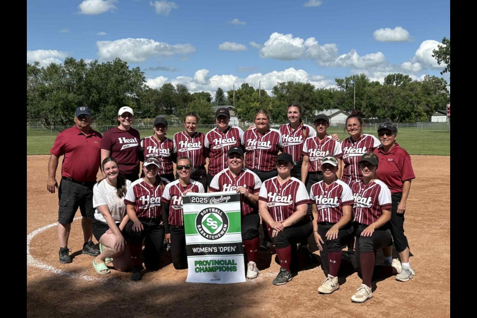 Several Assiniboia women's softball players were part of the Earl Grey Heat who won Women's Open Provincial Championship in Moose Jaw July 27.