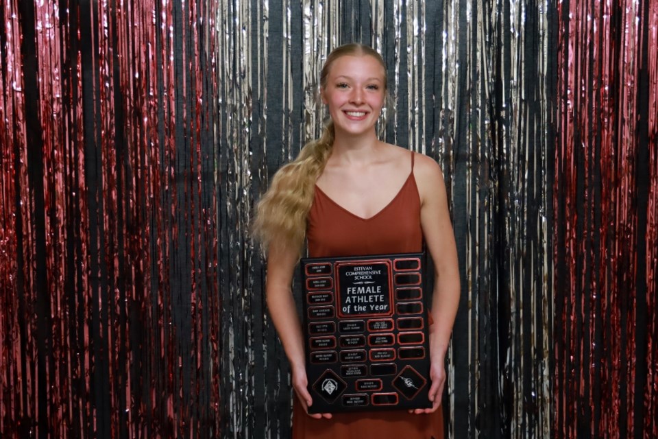 Randi Milbrandt was named the top female athlete. 