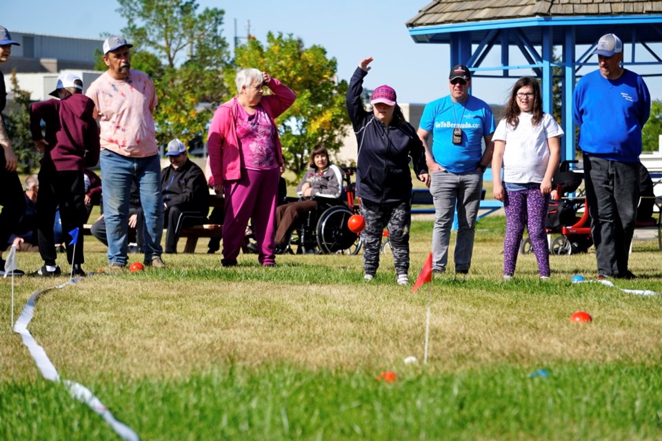 Estevan Special Olympics Bocce Ball Season Windup.                           