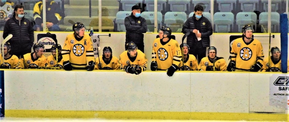 Bruins Bench Feb 2022