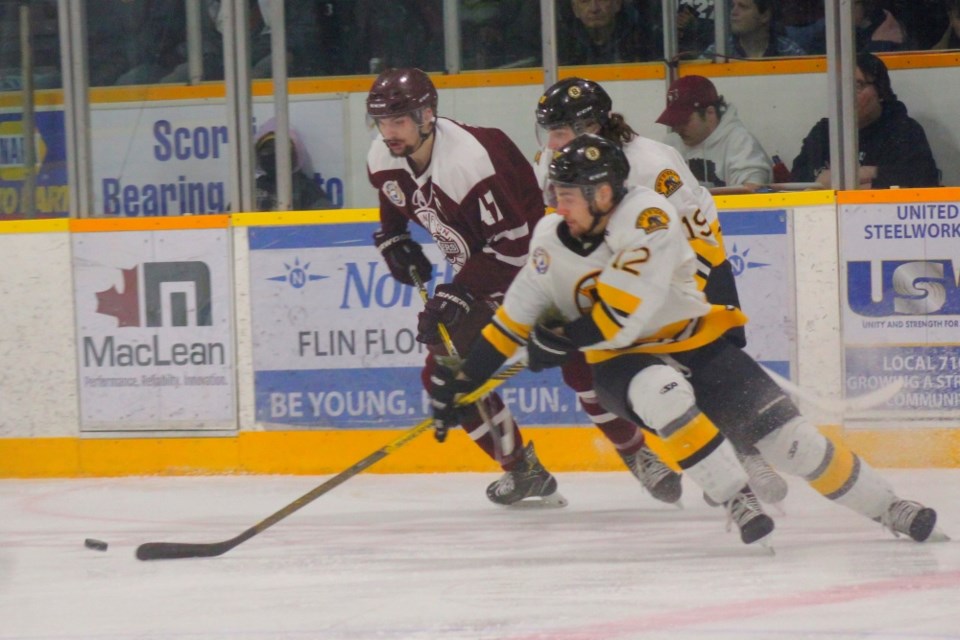 Estevan Bruins in Flin Flon