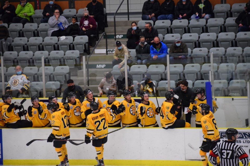 Estevan Bruins Celebration Goal