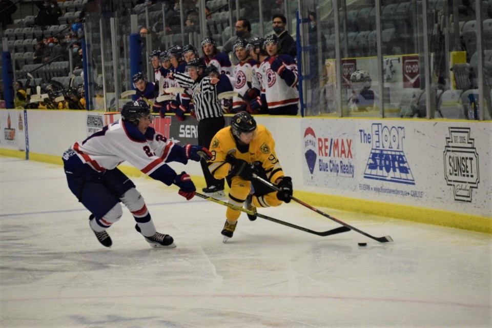 Estevan Bruins Melville Millionaires Oct 31