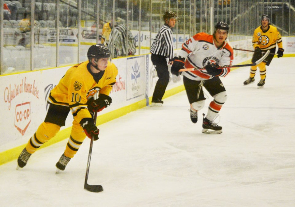 Estevan Bruins Yorkton Terriers Sept 25