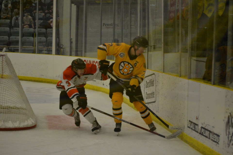 Estevan Bruins Yorkton Terriers Sept. 24