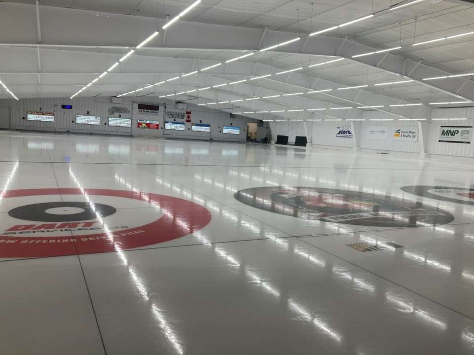 Estevan Curling ice