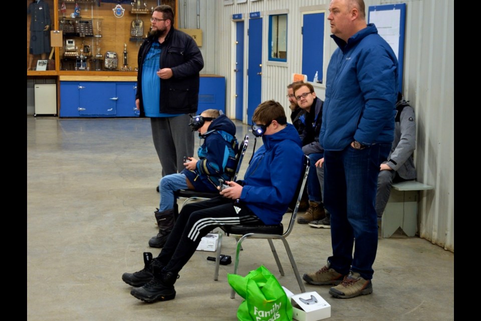 Estevan Drone Racing Club gets together at the Wylie Mitchell Hall every Wednesday to learn how to fly. 