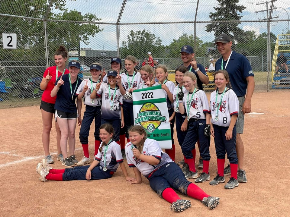 Estevan Elite U11 Softball team