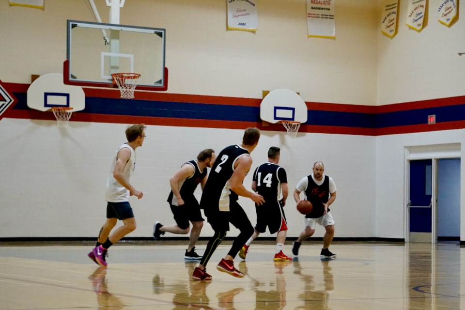 Estevan Flamethrowers senior men's team is hosting basketball tournament this weekend at the ECS. 