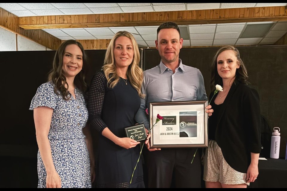 The Estevan Gymnastics Club handed out its year-end awards. 