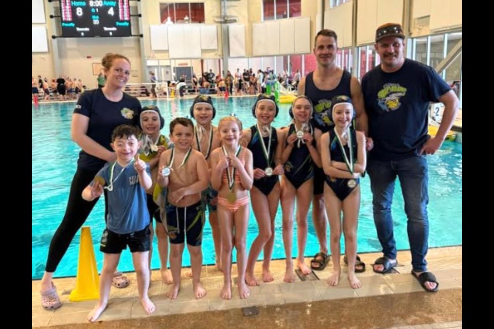 Greyson Davis, Nicolai Mitchell, Patrick Johnson, Tripp Davies, Sadie Pennington, Rose Chabot, Lexi Olson, Hayden Friess. Coaches Amanda Johnson, Paul Chabot, Matthew Olson
