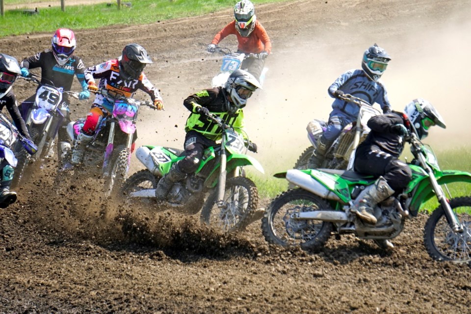 Season opener dirt bike races were held at Trackside MX on May 27.                              